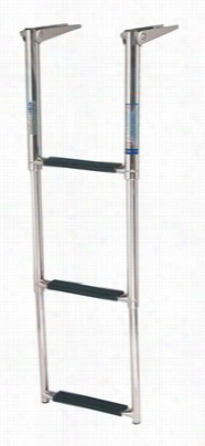 Drifter Marine Stailess Steel 3-step Telescopic Boat Ladder