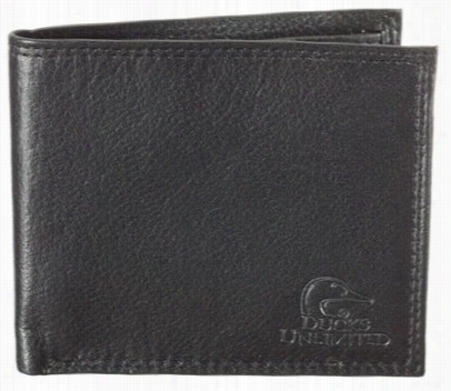 Ducks Unlimited Leather Billfold - Black