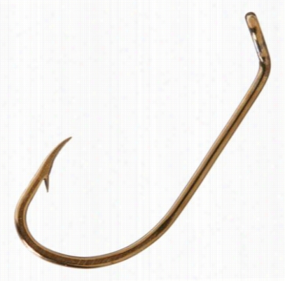 Eagle Claw Classic Pllain Shak Offset Hooks - #2