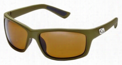 Guideliine Surface Polarized Sunglases - Matte Green/freestone Brown