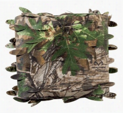 Hunter's Specialties H.s. Camo Blind Material - Leaf Die-cut Cerex - 56' X 12' - Realtree Xttra Green