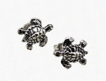 Kabana  Jewelry Sterling Silver Turtle Earrings