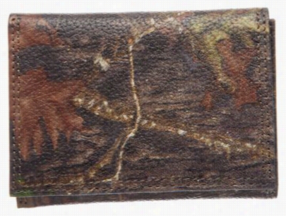 Mossy Oak Break-l Lezthertri-fold Wallet