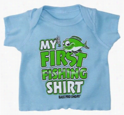 My First Fishing Shirt For Baby Boys - Light Blue - 6 Months