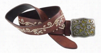 Regular Reflections Facny Belt For Ladies - Brown - 2xl