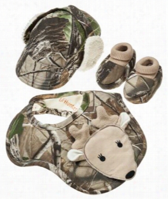 Natural Steps Lil'  Hunter Shoe Gift Set For Boys - Realtree Ardwoods Hd - 0m