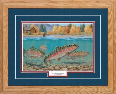 Northern Promotions Framed Art - Uatumn Raiinbos By Cynthie Fisherman