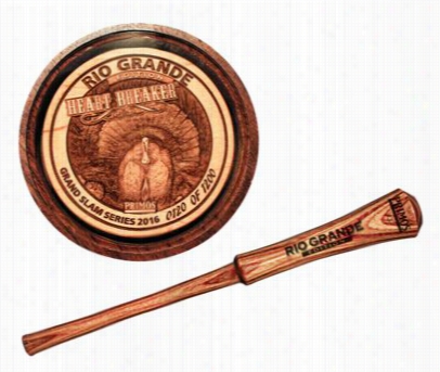 Primos Grand Slam Series Rioo Grande Heart Breaker Limited Impression Glass Friction Turkey Call