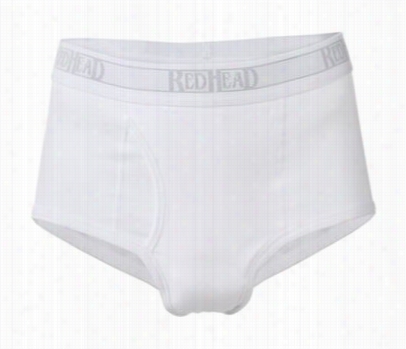 Redhead Skivvies Briefs In The Place Of Men - White - M