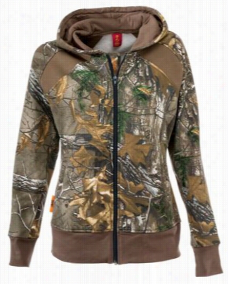 Sheoutdoor Vintage Full-zp Hoodie For Ladies - Realtree Xtra - Xs