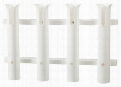 Taco Deluxe Tackle Rack - White - 4 Rod