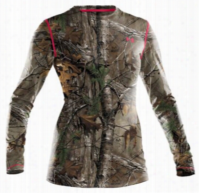 Under Armour Scent Co Ntrol Evo Hg Hunting Shirt For Ladies - Long Sleeve - Realtree Xtra - L