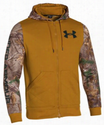 Under Armour Storm Caliber Magzip Hoodie For Men - Moccasin/realtree Xtra - Xl