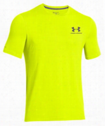 Under Armour Ua Charged Cotton Sportstyle T-shirt For Men - High-vis Yelllow - L