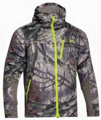 Under Armour Ua Coldgear Infrared Perfume Control Wind Barrier Jacket For Men - Mossy Oak Treestand - 2xl