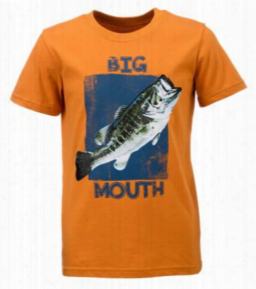 Big Mouth T-shirt For Toddlers - Orange - 3t