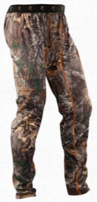 Browning Hell's Canyon Midweight Base Layer Bottosm For Men - Realtree Xtra - M