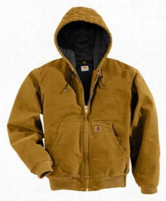 Carhartt Quiled Flannel-lined Sandstone Active Jacket For Men - Brown - 2xl