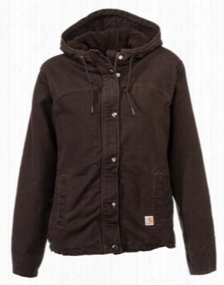 Carhartt Sandstone Berkley Jacket For Ladies - Dark Brown - L