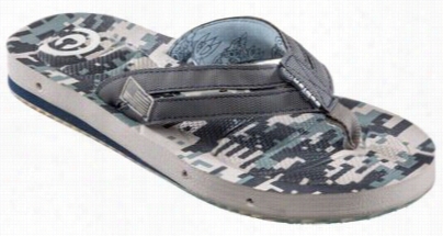 Cobian Sawman Signature Series Sandals Fo Men - Ocean Camo - 8 M