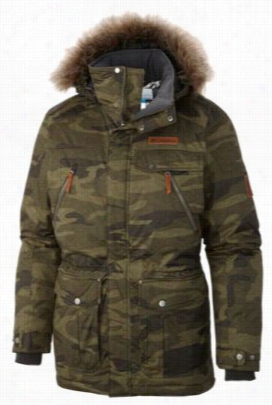 Columbia Barlow Psas 550 Turrbodown Jacket For Men - Peatmos S Camo Print - L