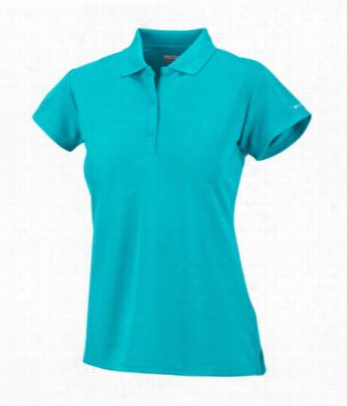 Colu Mbia Innisfree Polo Shirt For Ladies - Short Sleeve - Geyser - M