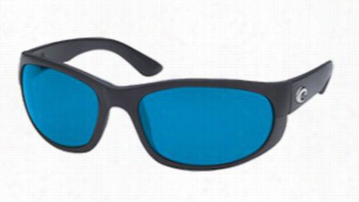 Costa Howler 580 Po Larized Sunglasses - Black Form/blue Mirror Lens