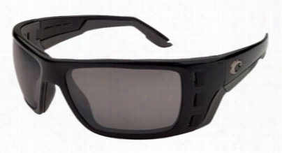 Costa Prmit 580p Polarized Sunglasses - Matte Black/gray