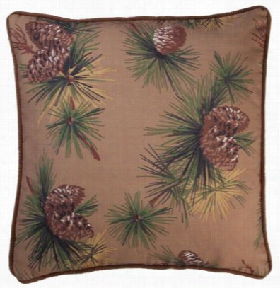 Crestwood Accumulation Pinecone Euro Sham