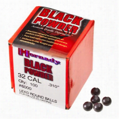 Hornady Premium Swagd Lead Balls  - .44 Caliber - 139 Graib