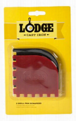 Lodge Logic  Grill Pan Scraper - 2-pack