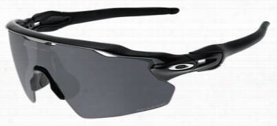 Oakley Radar Ev Pitch Polarized Sunglasses - Polished Black/black Iridium Mirror