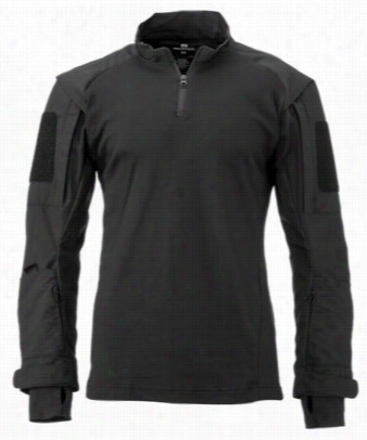 Propper Tac.u Combat Shirts For Men - Long Sleeve - Black - Ms