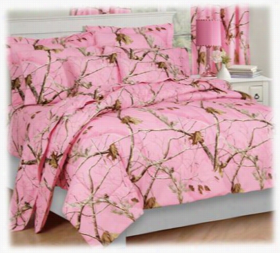 Rewltree Ap Coors Pink Bed Set - Twin