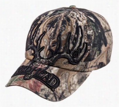 Redhead Tribal Skull Logo Camo Cap - Mossy Oak Break-up Country