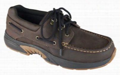 Rugged Shark Atlantic Boating Shoes For Men - Dakr Brown - 13m