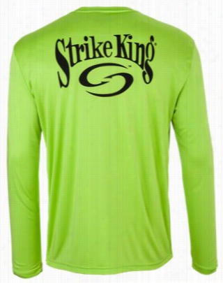 Strike King Performance T-shirt For Men - Lime Shock - S