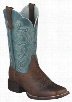 Ariat Quickdraw Western Boots for Ladies - Brown Rowdy/Sapphire Blue - 10 M