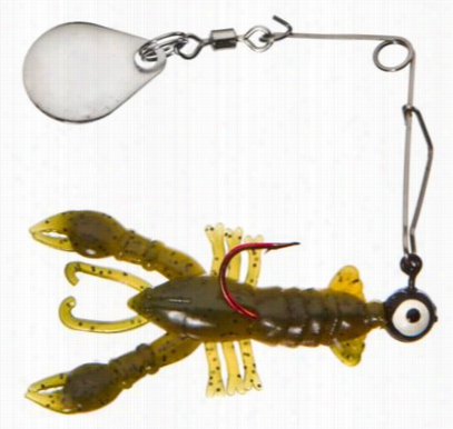 Uncle Buckk's Panfish Creatures - Craw Fish Through  Spinner - Natural Craw - 2