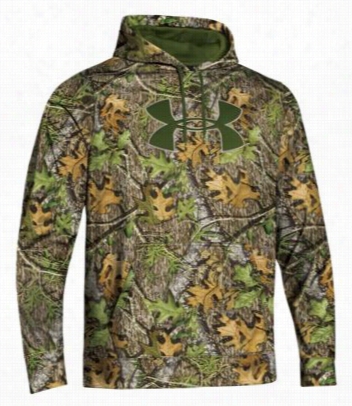 Under Armour Cao Big Logo Hooodie For Men - Mossy Oak Obsession/lawn - S