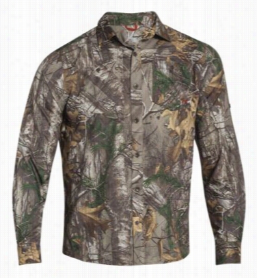 Unedr Armour Chesapeake Long Sleeve Camo Shirt For Men - Realtree Xtra - S