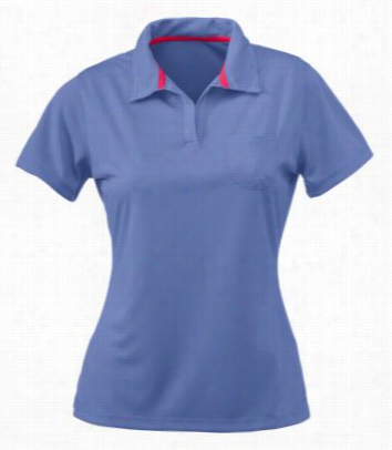 World Wide Sportsman Bird's Watch Polo Shirts For Ladies - Short Sleeve - Grapemist - L