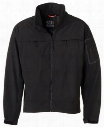 5 .11 Tactical Chaeleon Softshell Jacket For Men - Black - L