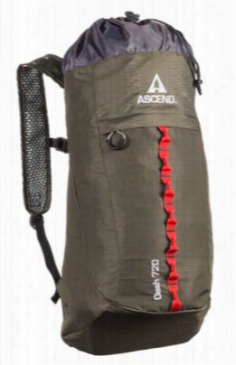 Ascend Dash 720 Lightweight Backpack - Green/red