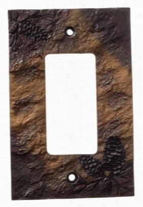 Big Sky Carvers Pincone Decora Pure Switch Plate