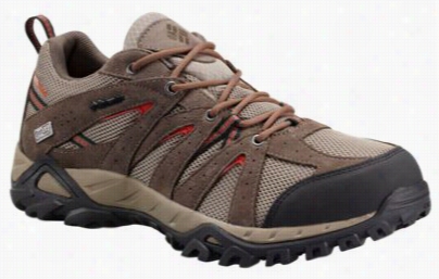 Columbiw Grand Canyon Outdry Waterproof Hiking Shoes For Men - Pebble/bonfire - 10m