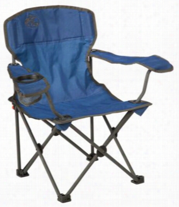 Deluxe Camp Chair For Kids - Navy Blue