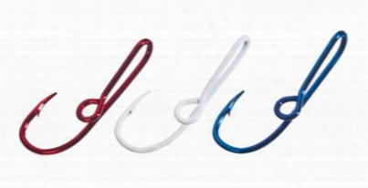 Eagle Claw Grapple Hook Hat Pin Set - Red, White And Blue