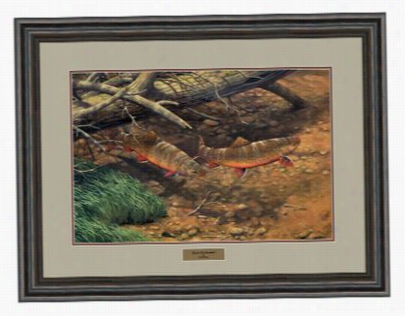 Fred Thomas Framed Artwork - Brush Pile Brookies