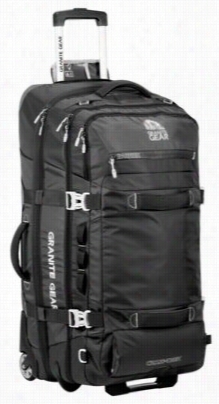 Granite Gear Cross-trek 32' Wheeled Duffel Bag - Black/chromium